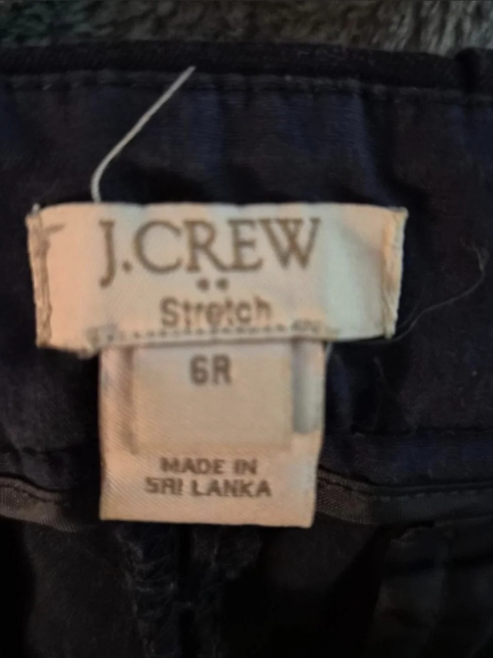 J. Crew Women's Navy Straight-Leg Trousers